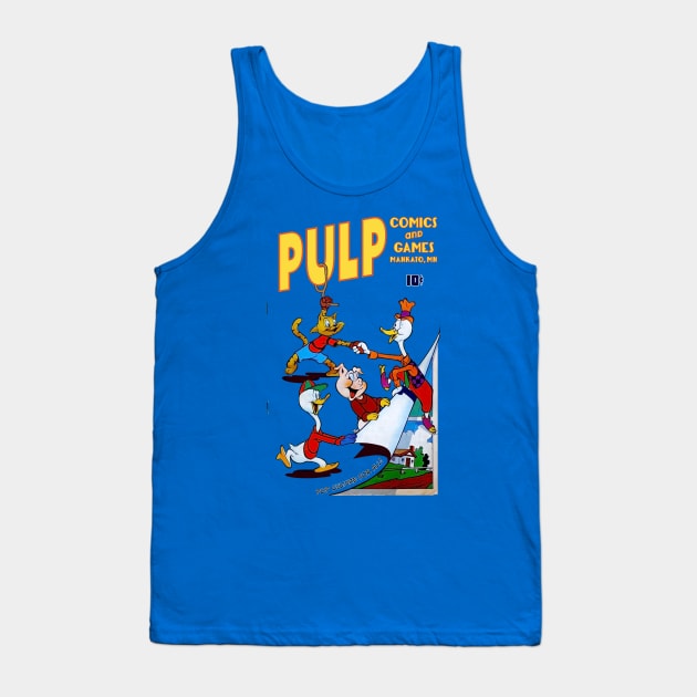 Pulp Cartoon Friends Tank Top by PULP Comics and Games